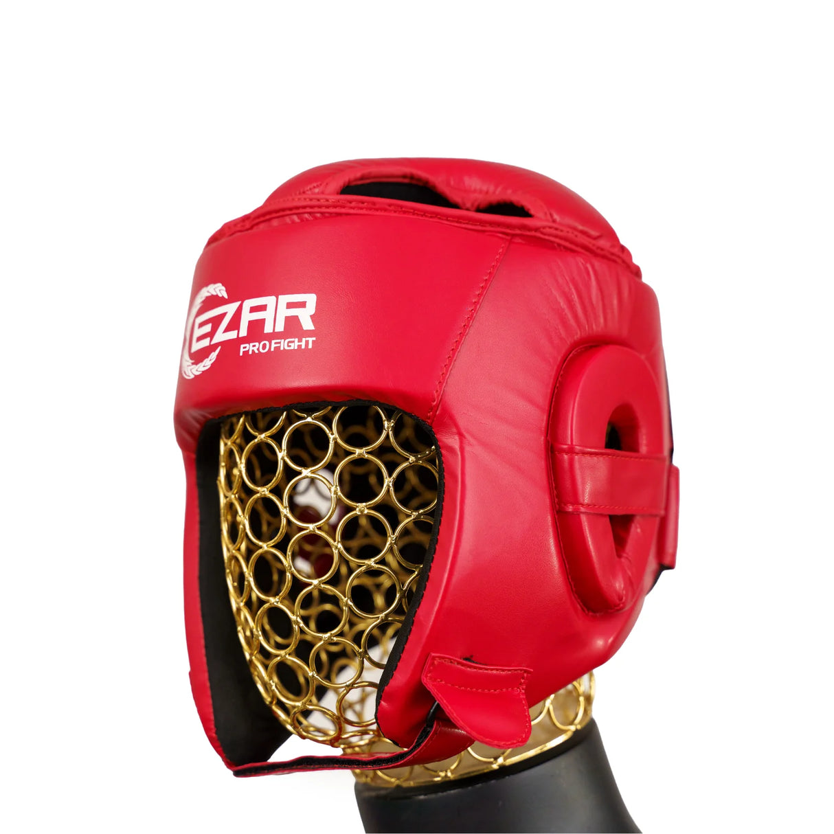 Cască Kickbox pentru competiție, piele ecologică, roșie, CKICKC-R 2