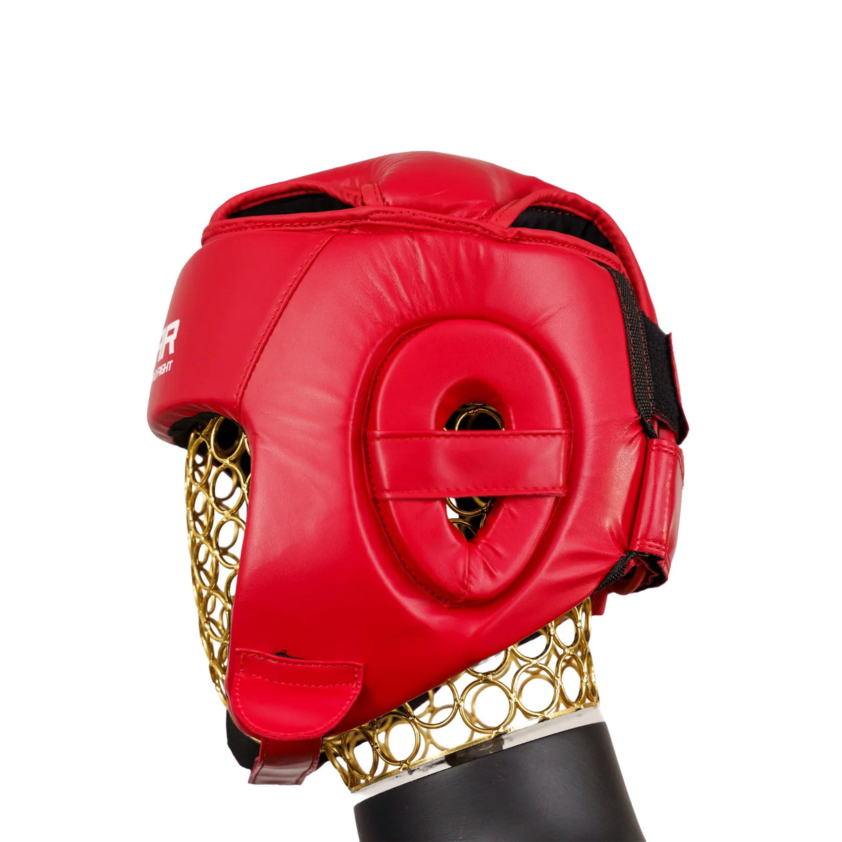 Cască Kickbox pentru competiție, piele ecologică, roșie, CKICKC-R 3