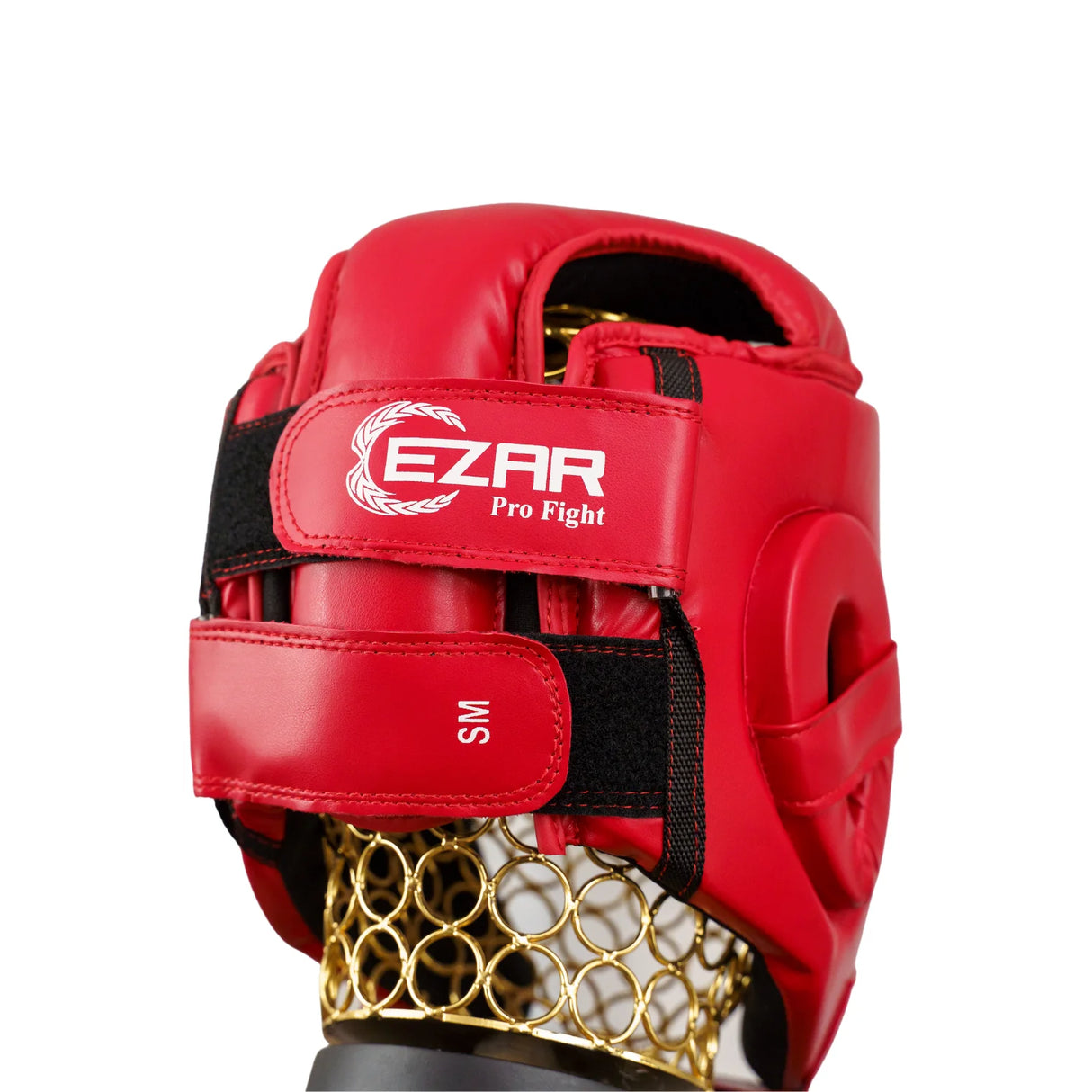 Cască Kickbox pentru competiție, piele ecologică, roșie, CKICKC-R 4
