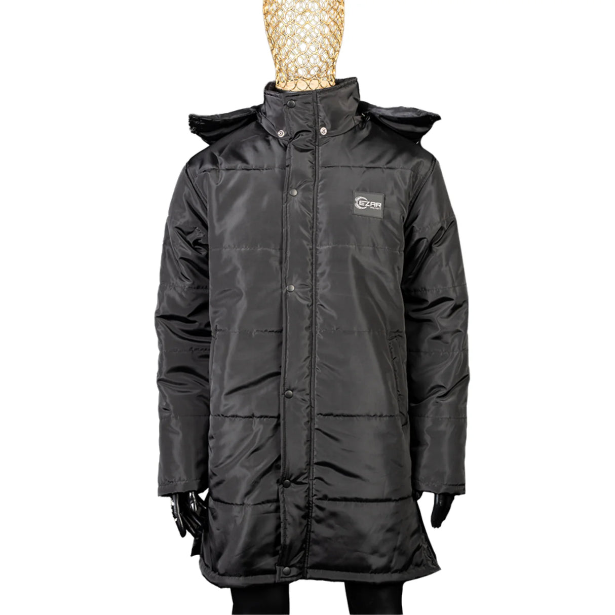 Geacă lungă, Cezar PRO Fight, interior lână, neagră, GEAL-N 1