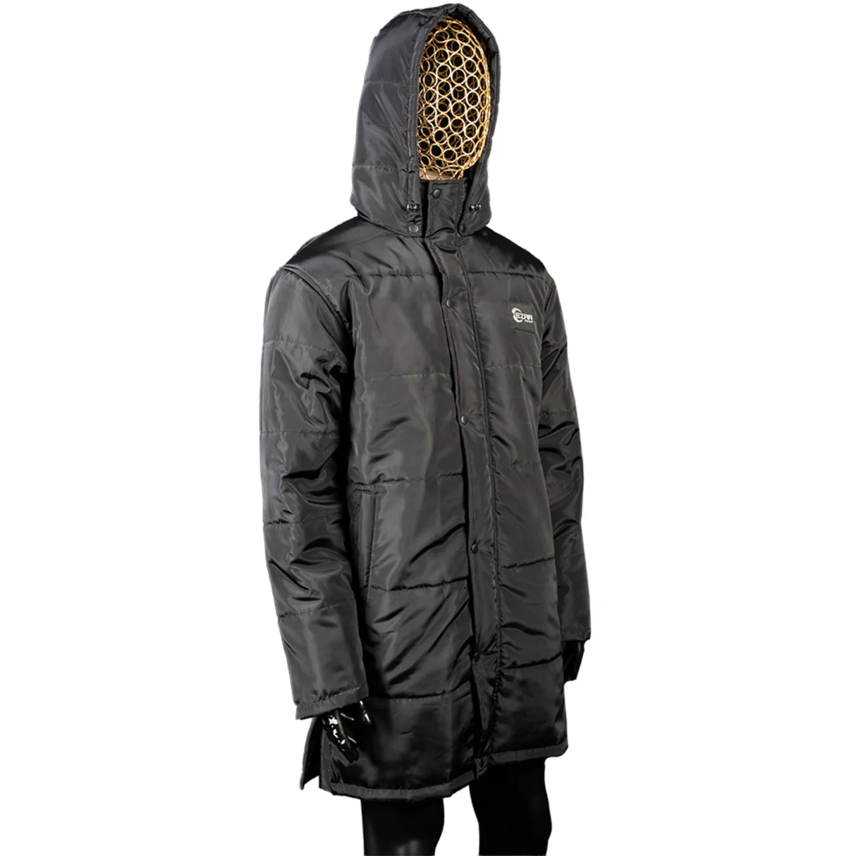 Geacă lungă, Cezar PRO Fight, interior lână, neagră, GEAL-N 2