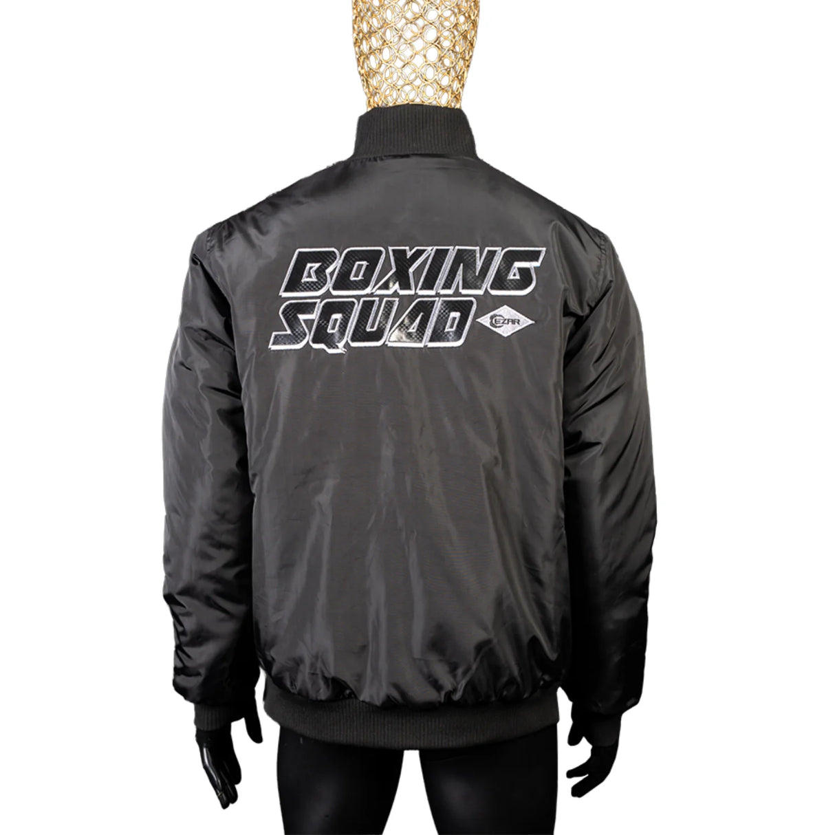 Geacă scurtă, Cezar Boxing Squad, interior lână, neagră, GEASBS-N 4