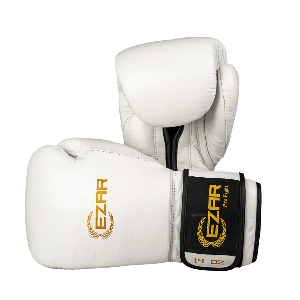 Mănuși de box Basic, piele naturală, ultra-ușoare, albe, BOXB-W 1