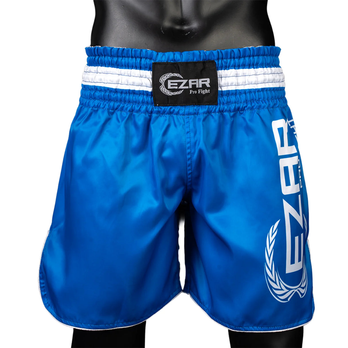 Șort Kickboxing, poliester, talie elastică, albastru, SKICK-B 1