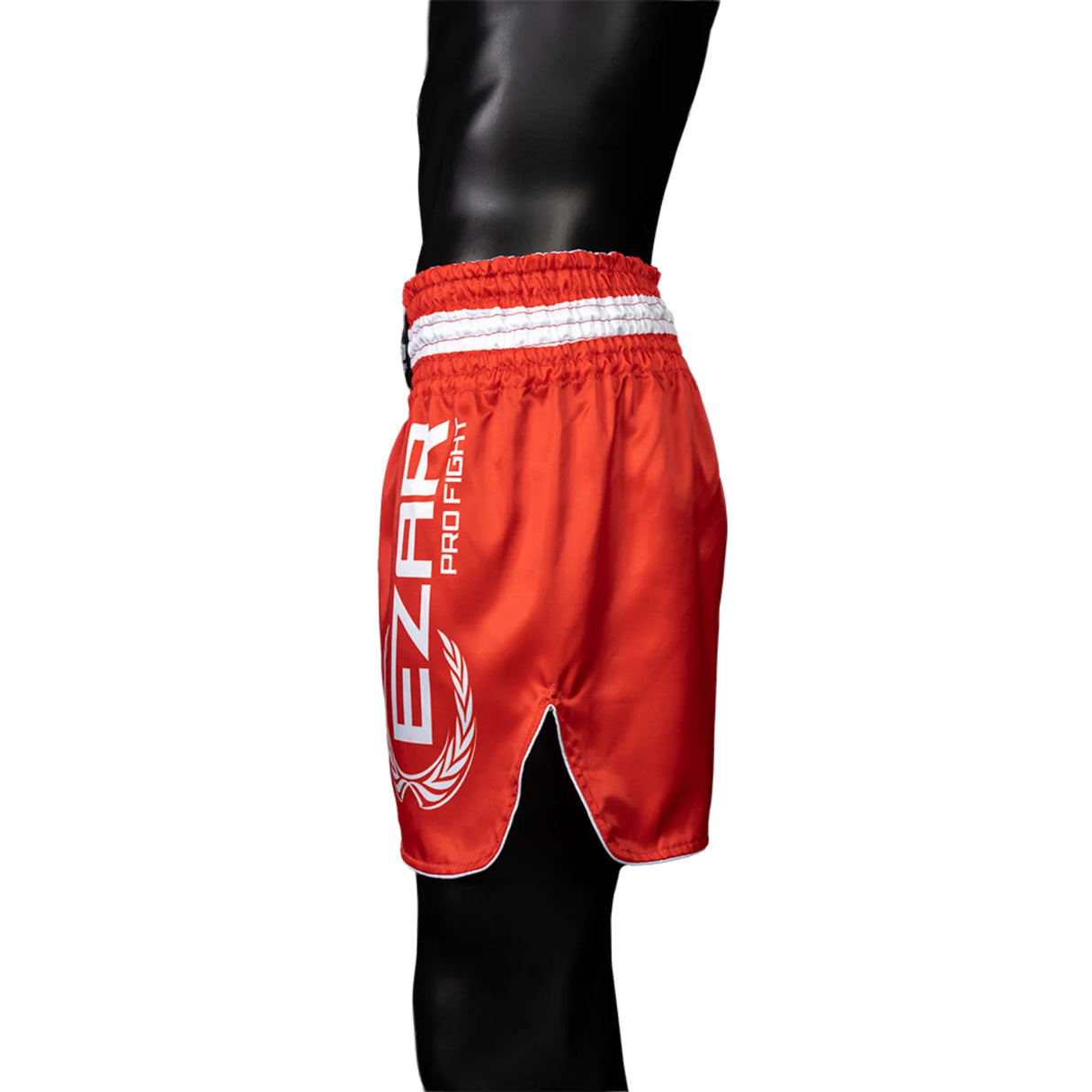 Șort Kickboxing, poliester, talie elastică, roșu, SKICK-R 3