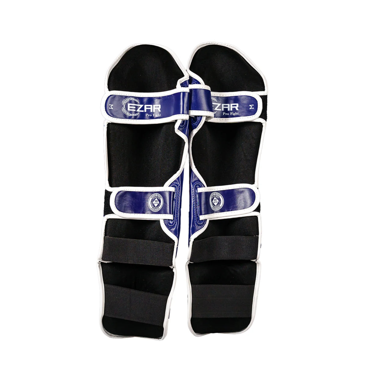 Tibiere protecție Eco Basic, piele ecologică, albastre, TBEB-BL 3