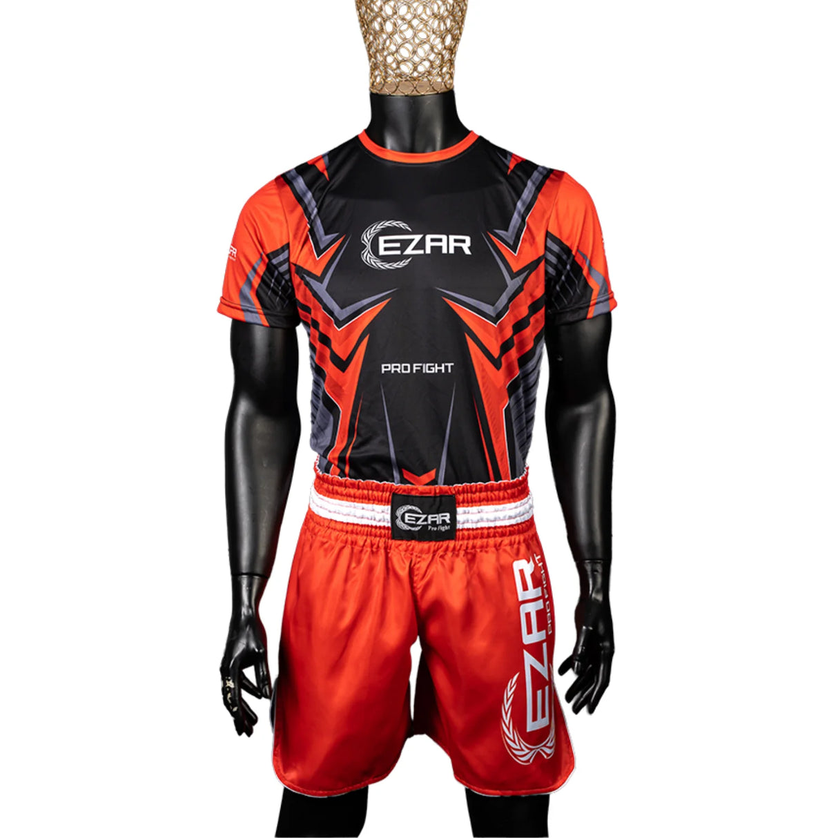 Tricou antrenament box și kickboxing, Cezar PRO Fight, roșu, TRIBK-R 4