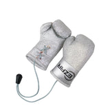 Breloc auto, Cezar PRO Fight, mănuși de box, argintiu, BRLAUT-S 1