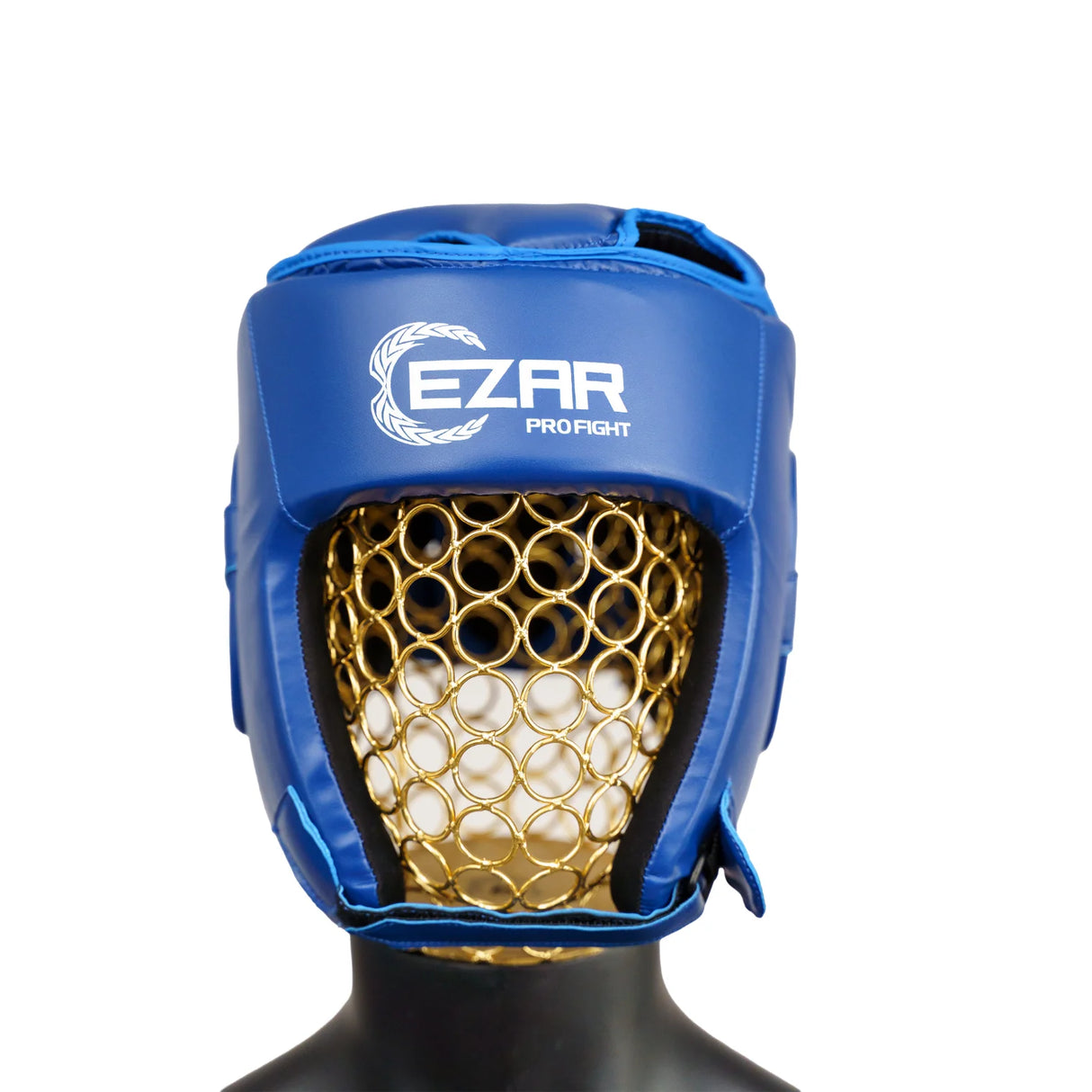 Cască Kickbox pentru competiție, piele ecologică, albastră, CKICKC-B 1