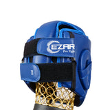 Cască Kickbox pentru competiție, piele ecologică, albastră, CKICKC-B 4