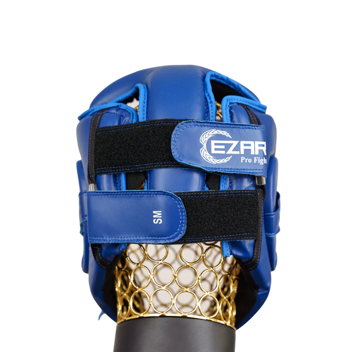 Cască Kickbox pentru competiție, piele ecologică, albastră, CKICKC-B 5