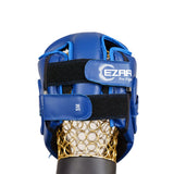 Cască Kickbox pentru competiție, piele ecologică, albastră, CKICKC-B 5