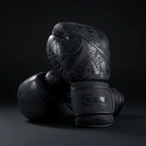 Mănuși de box Eco Basic Samurai, piele ecologică, negre