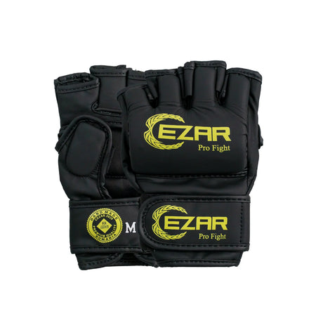 Mănuși MMA Pro, piele naturală, rezistente, negre, MMAP-B 1