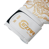 Mănuși de box Eco Basic Dragon, piele ecologică, albe, BOXEBD-W 3