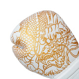 Mănuși de box Eco Basic Dragon, piele ecologică, albe, BOXEBD-W 4