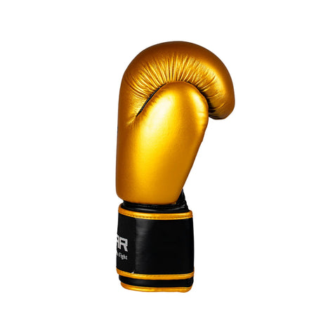 Mănuși de box Eco Basic, piele ecologică, ușoare, aurii, BOXEB-G 2