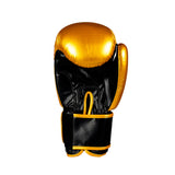 Mănuși de box Eco Basic, piele ecologică, ușoare, aurii, BOXEB-G 4