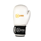 Mănuși de box Eco Basic, piele ecologică, ușoare, albe, BOXEB-W 2