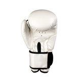 Mănuși de box Eco Basic, piele ecologică, ușoare, albe, BOXEB-W 3