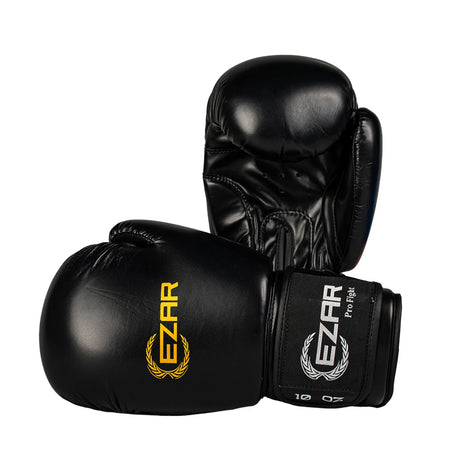 Mănuși de box Eco Basic, piele ecologică, ușoare, negre, BOXEB-B 1