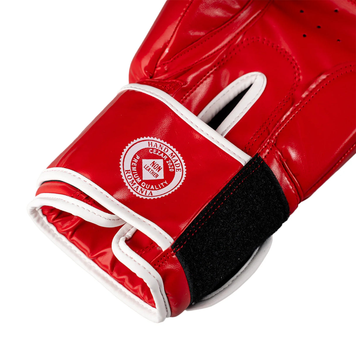 Mănuși de box Eco Basic, piele ecologică, ușoare, roșii, BOXEB-R 4