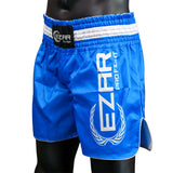 Șort Kickboxing, poliester, talie elastică, albastru, SKICK-B 2