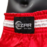 Șort Kickboxing, poliester, talie elastică, roșu, SKICK-R 3