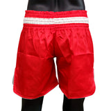 Șort Kickboxing, poliester, talie elastică, roșu, SKICK-R 5