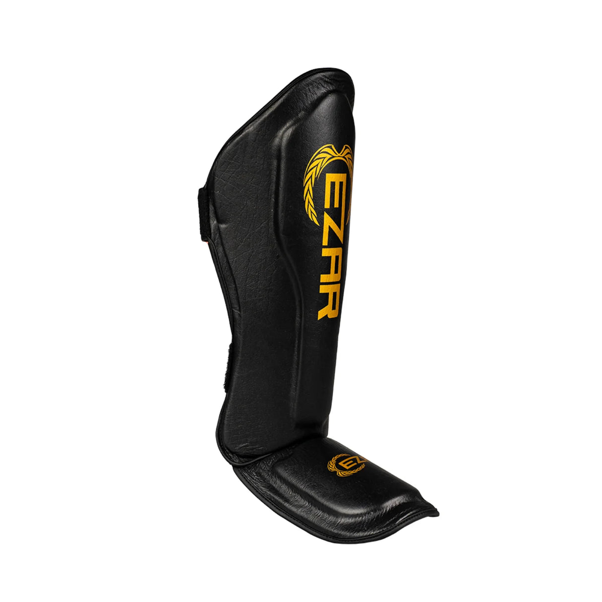 Tibiere protecție Basic, piele naturală, negre, TBB 3