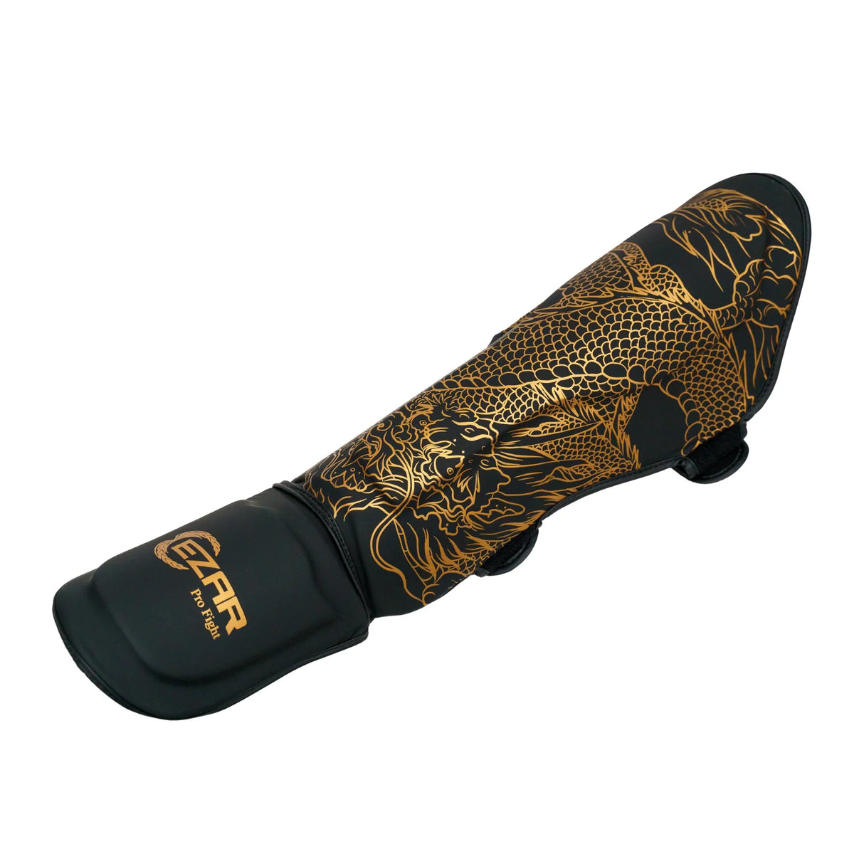 Tibiere protecție Eco Basic Dragon, piele ecologică, negre, TBEBD-B 3