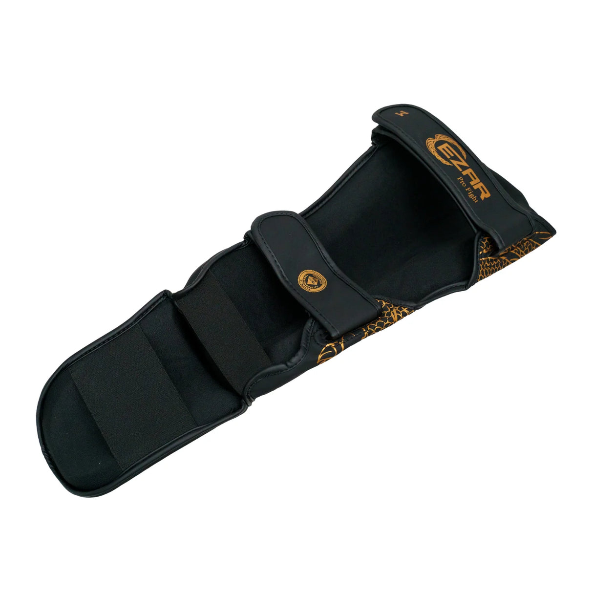 Tibiere protecție Eco Basic Dragon, piele ecologică, negre, TBEBD-B 4