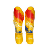 Tibiere protecție Eco Basic, Love România, piele ecologică, TBEB-LR 1