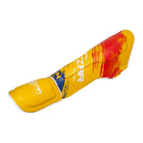 Tibiere protecție Eco Basic, Love România, piele ecologică, TBEB-LR 3