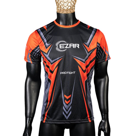 Tricou antrenament box și kickboxing, Cezar PRO Fight, roșu, TRIBK-R 1